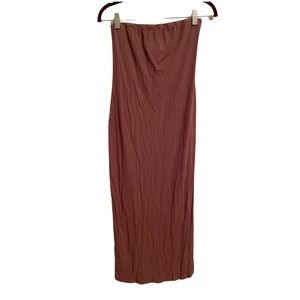See You Monday Brown Tube Dress Size Large